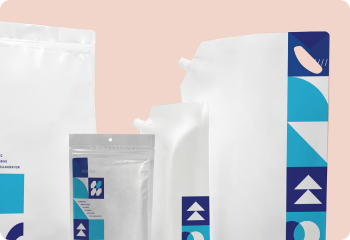 flexible pouch packaging sample